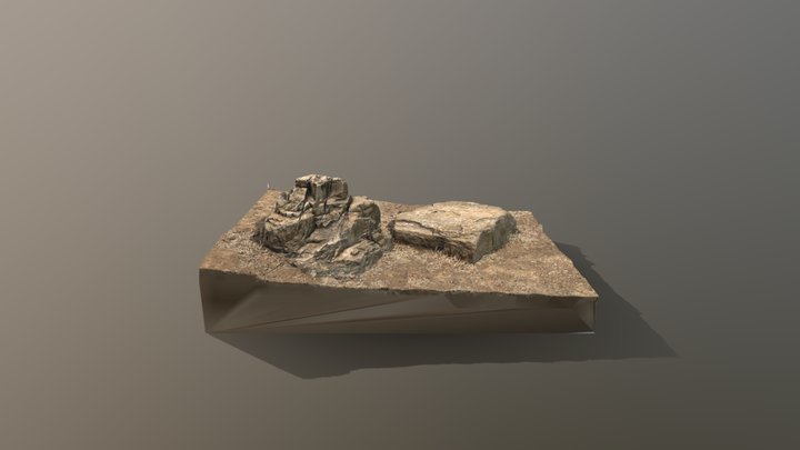 广渠路郊野公园Stone_v02 3D Model