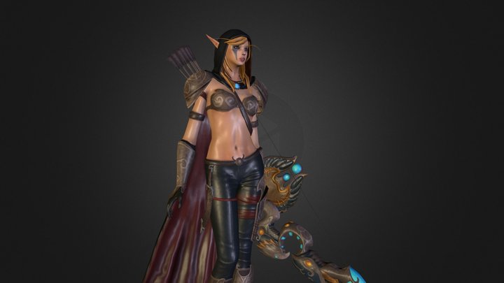 Alleria Windrunner 3D Model