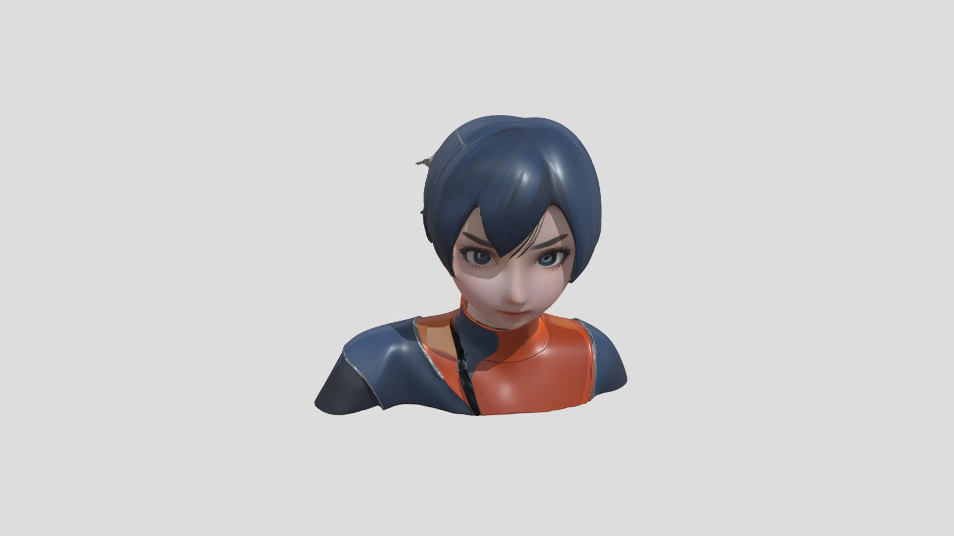 anime-style female character - 3D model by subhashgiri280 [6bca280 ...