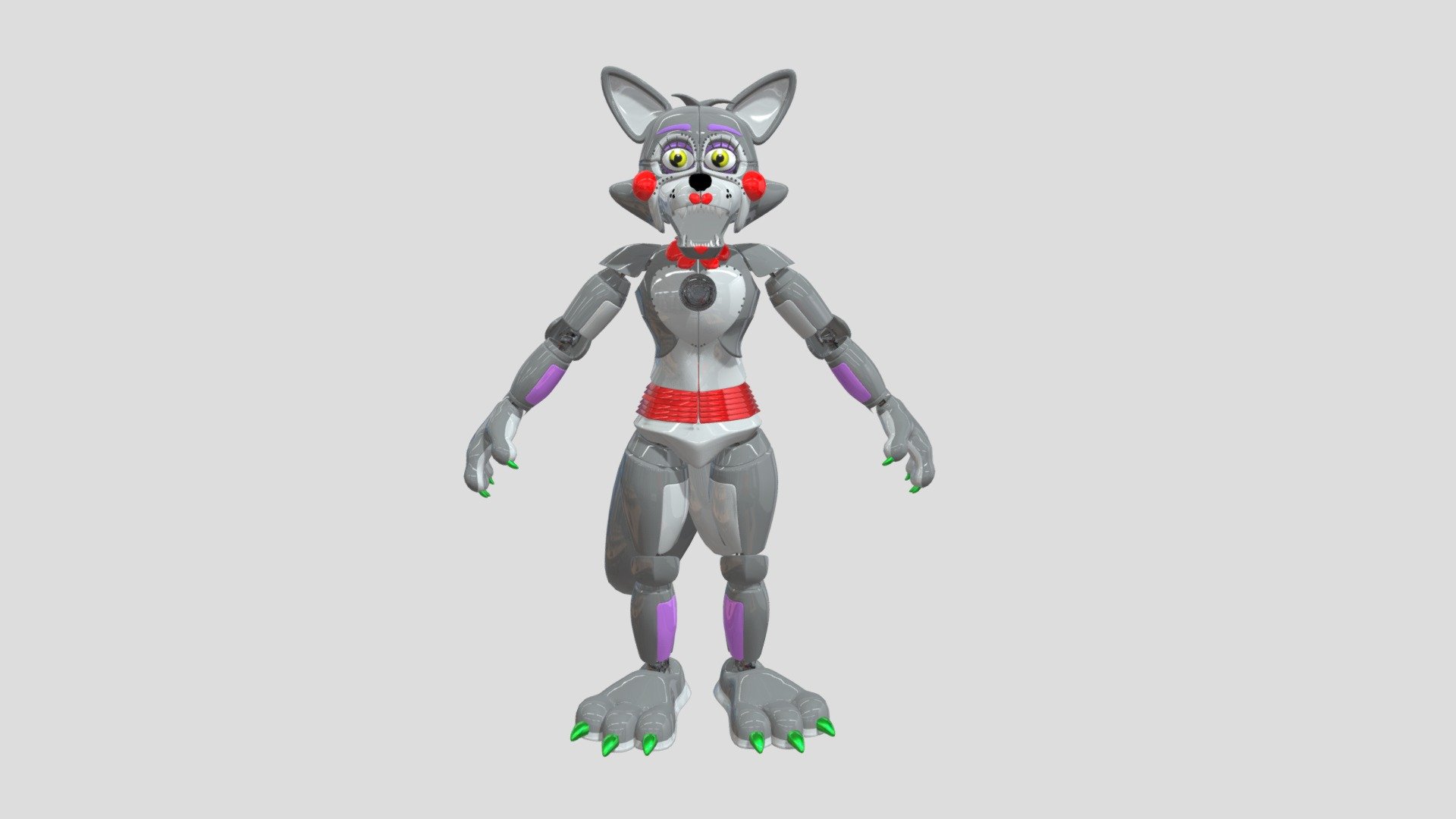 Fan-made Funtime Roxanne Wolf - Download Free 3D model by ...