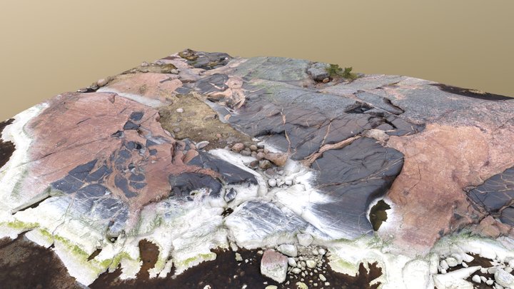 Rock outcrop 3D Model