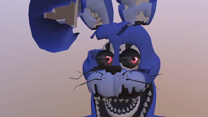 Nightmare Bonnie 3D Model