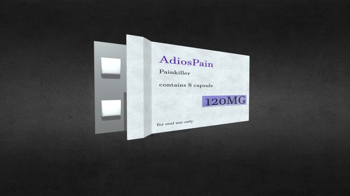 Painkiller AdiosPain – Modello 3D gratuito STL