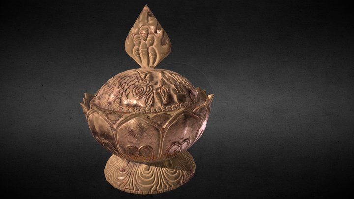Chinese Incense Burner 3D Model