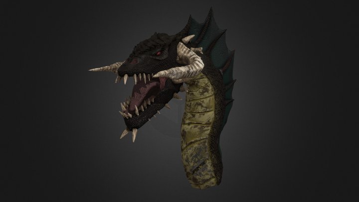 Black Dragon 3D Model