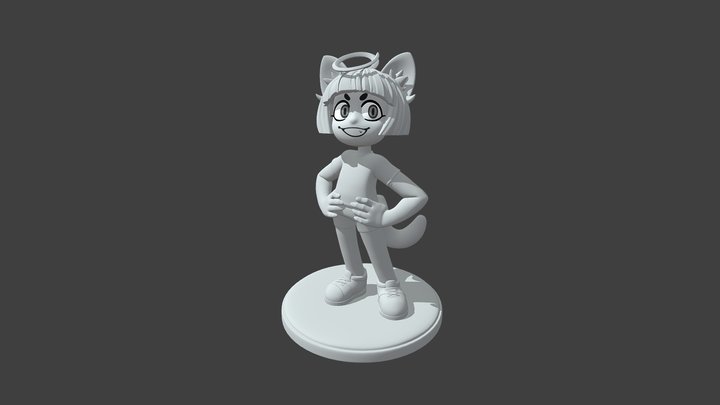 Mitze (Grey Scale) Ver. 00 3D Model