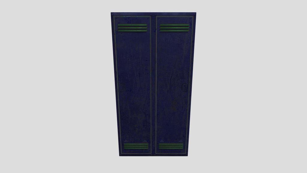 Metal Locker Cabinet 2 Doors