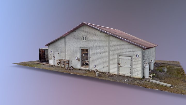 Pacific Steam Whaling Co. Bone House 3D Model