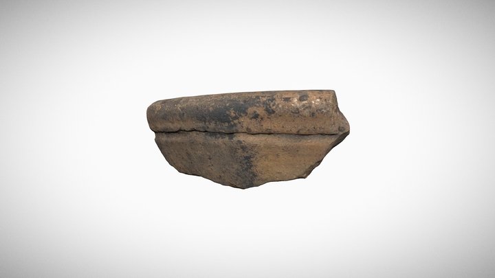 Fragmento de cerâmica 3D Model