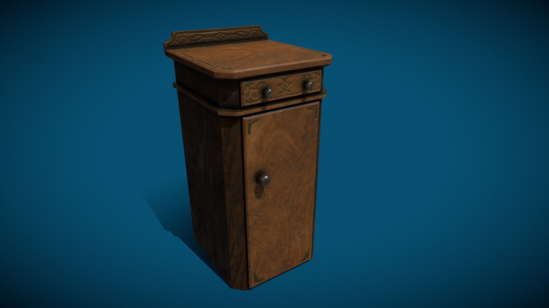Victorian Bedside Table