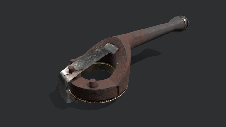 Old Machine Piece 3D Model