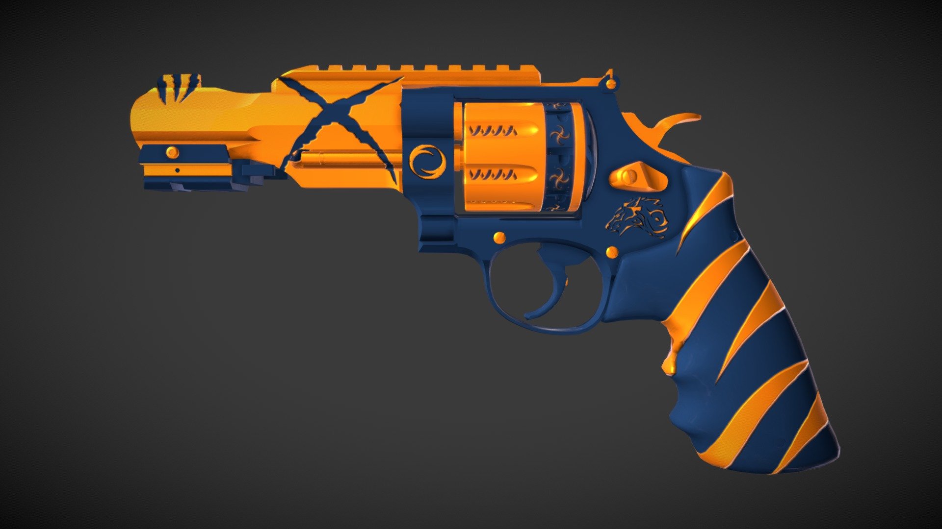 Revolver | Claw V2 - 3D model by Keppo [6bd0b42] - Sketchfab