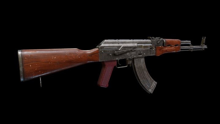 Soviet AKM 3D Model