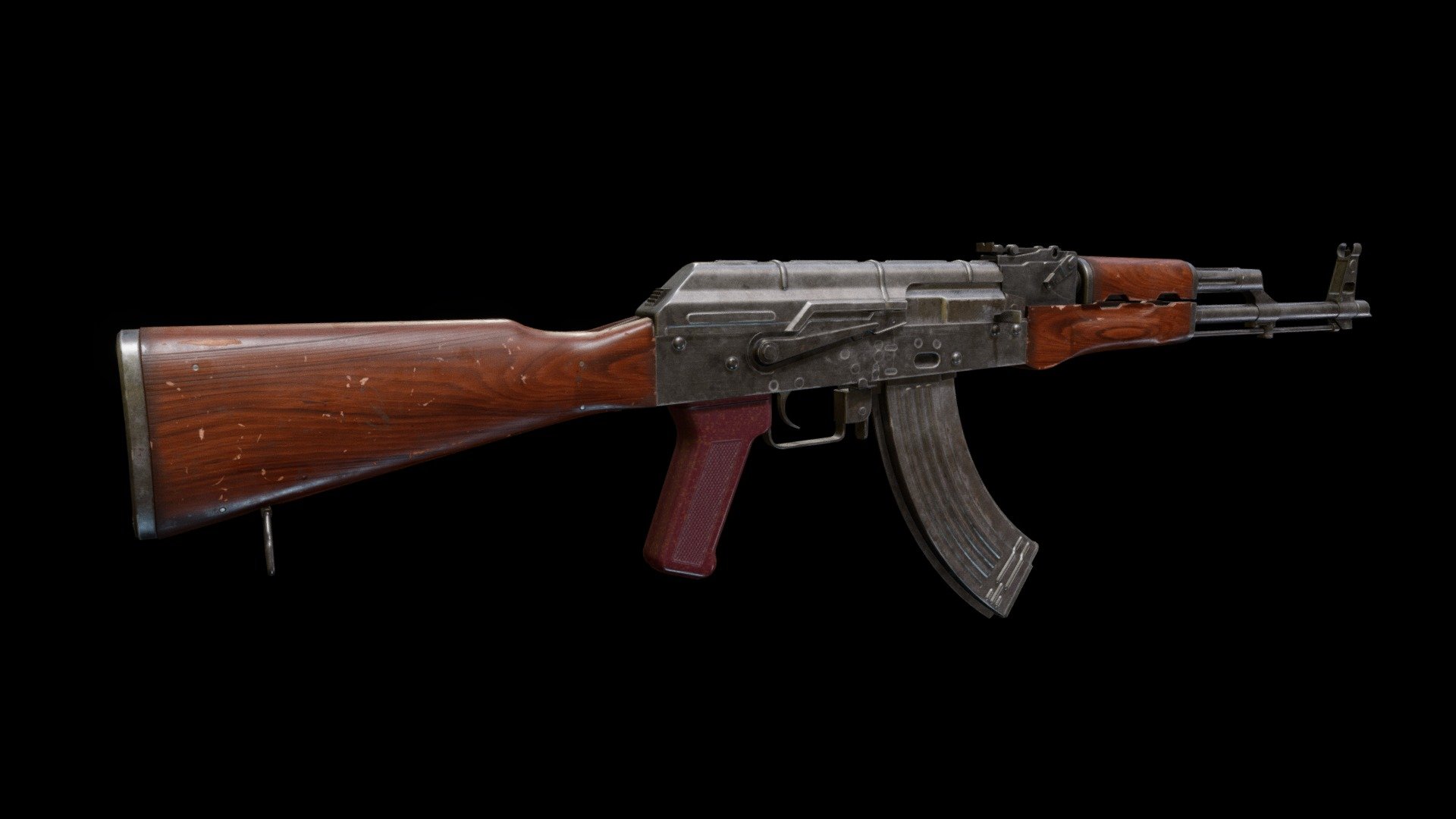 Soviet AKM - 3D model by Aleksandr Tretiak (@Tretiak) [6bd13ef] - Sketchfab