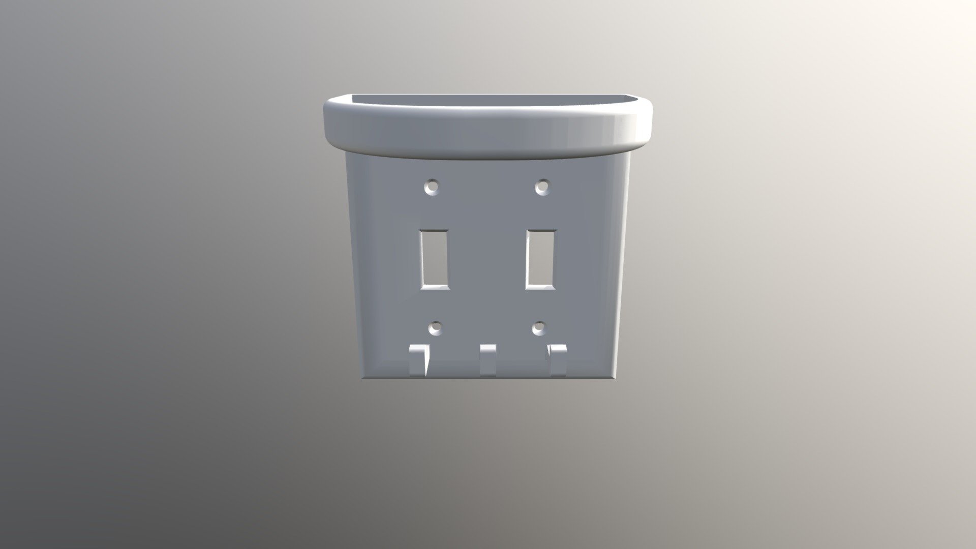 Light-switch-double-tray