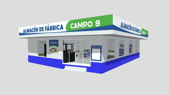 Almacén Opción 2 3D Model