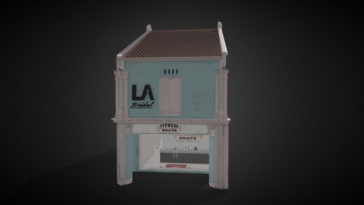 Shophouse 3D Model