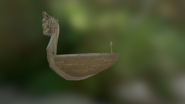 Drakkar Ship 3D Model