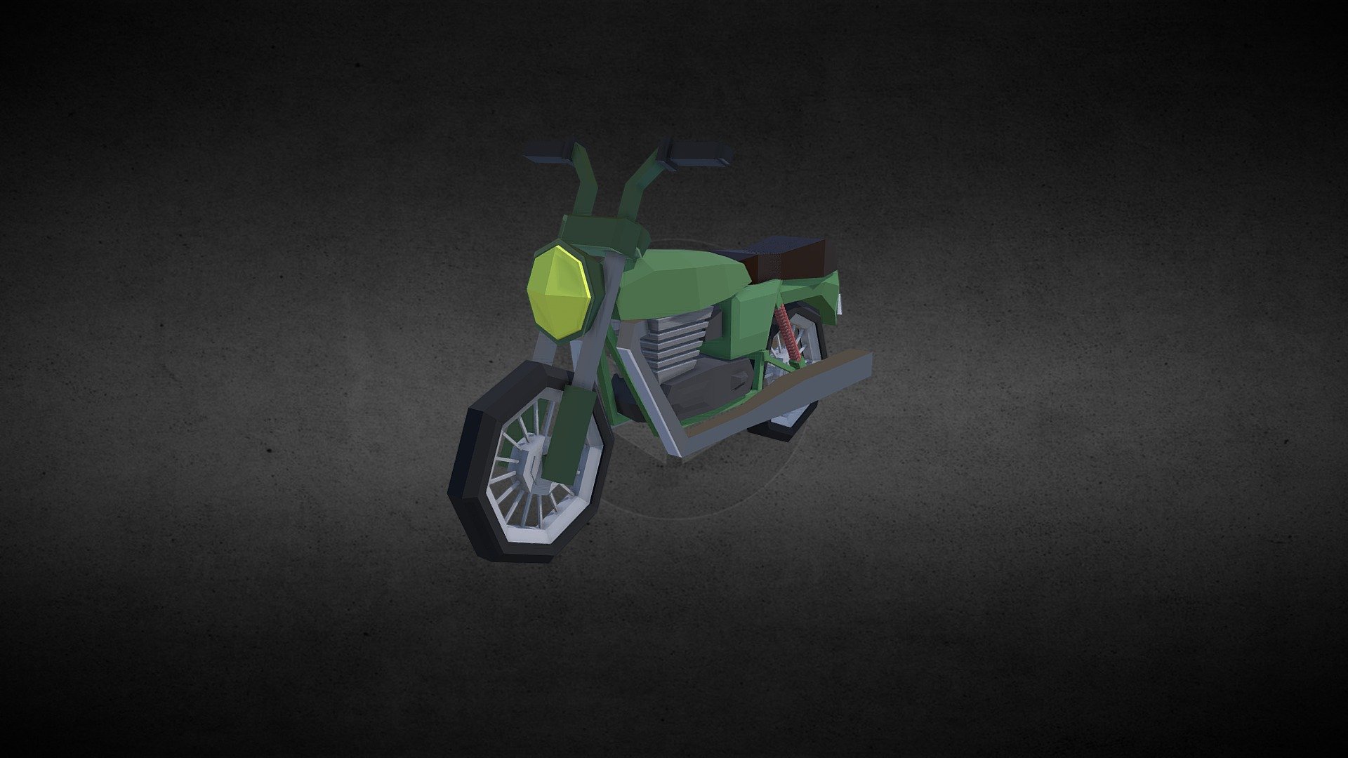 Lowpoly bike