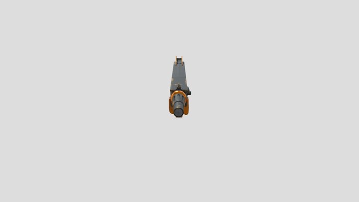 MAG-7:"Black Orange" 3D Model