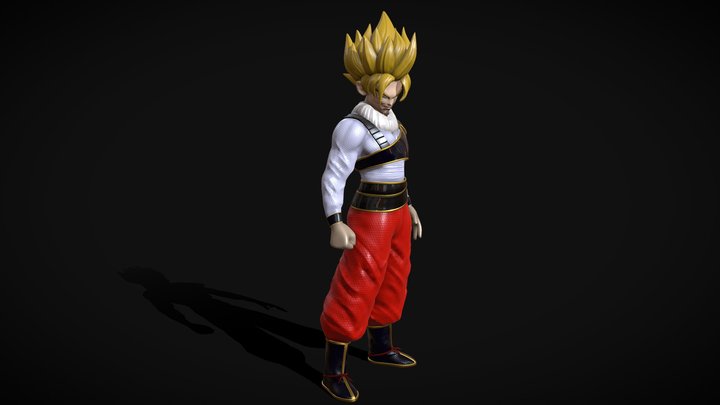 Goku Yardrat Outfit 3D Model