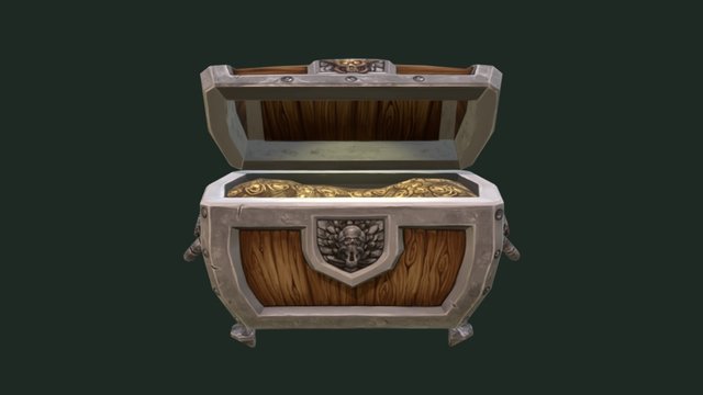Treasure Chest 3D Model
