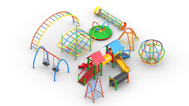 Playground Assets 3D Model