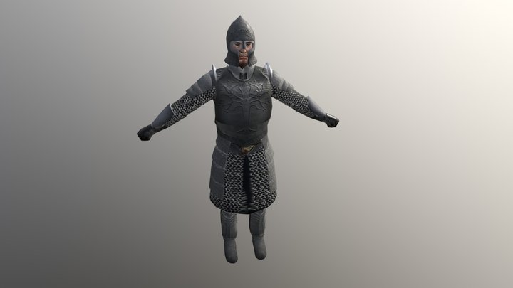 Gondor Infantry 3D Model