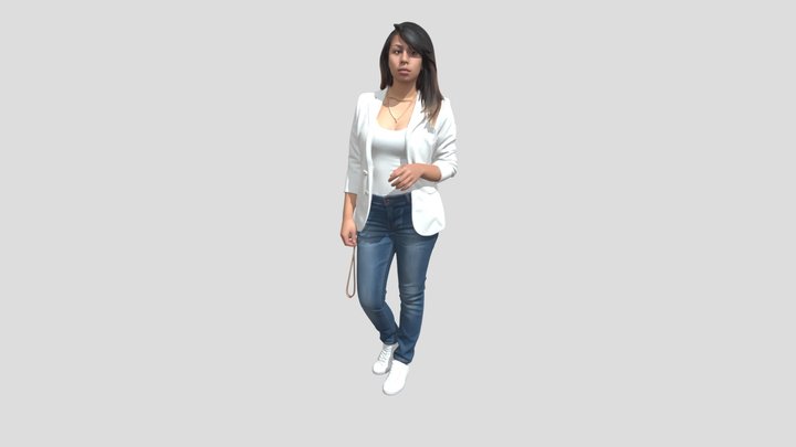 Casual Blazer Outfit – Kostenloses 3D-Modell STL