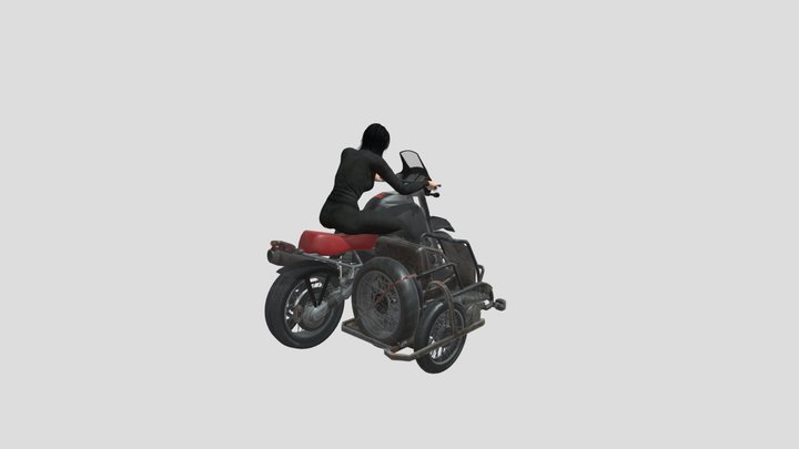 Side Car+ Driver+ Animation