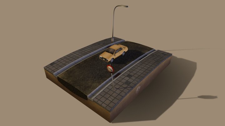 Toyota Corolla 1980s 3D Model