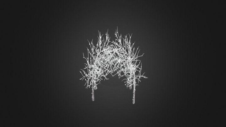 WINTER TREE TUNNEL – Kostenloses 3D-Modell STL