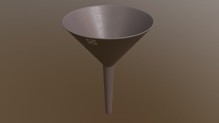 "A" funnel 3D Model
