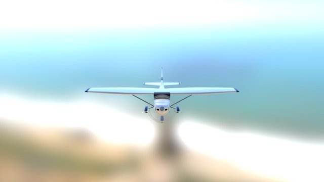 Cessna Skyhawk 3D Model