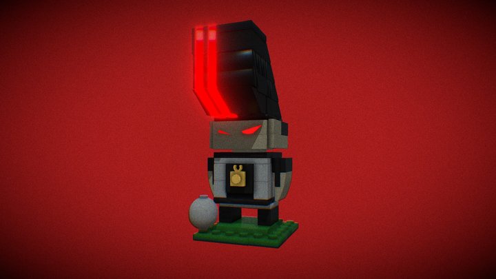 Barou Lego Figure 3D Model
