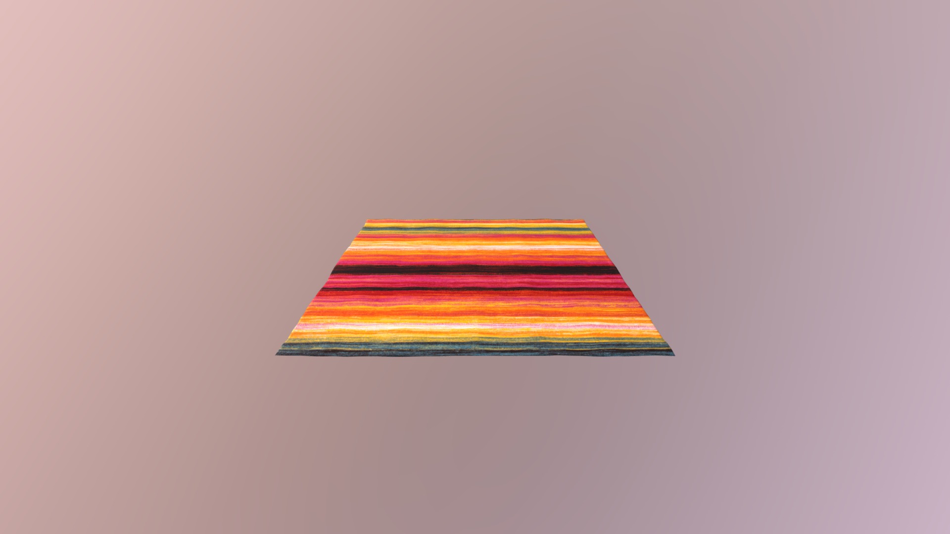 3D model Colorful Rug 4 - This is a 3D model of the Colorful Rug 4. The 3D model is about shape.