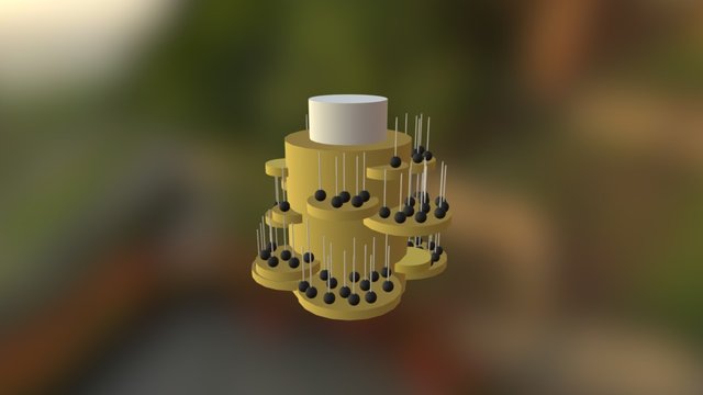 Cake Stand Concept 3D Model