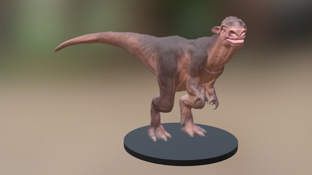 Bipedal Dinosaur Thing 3D Model