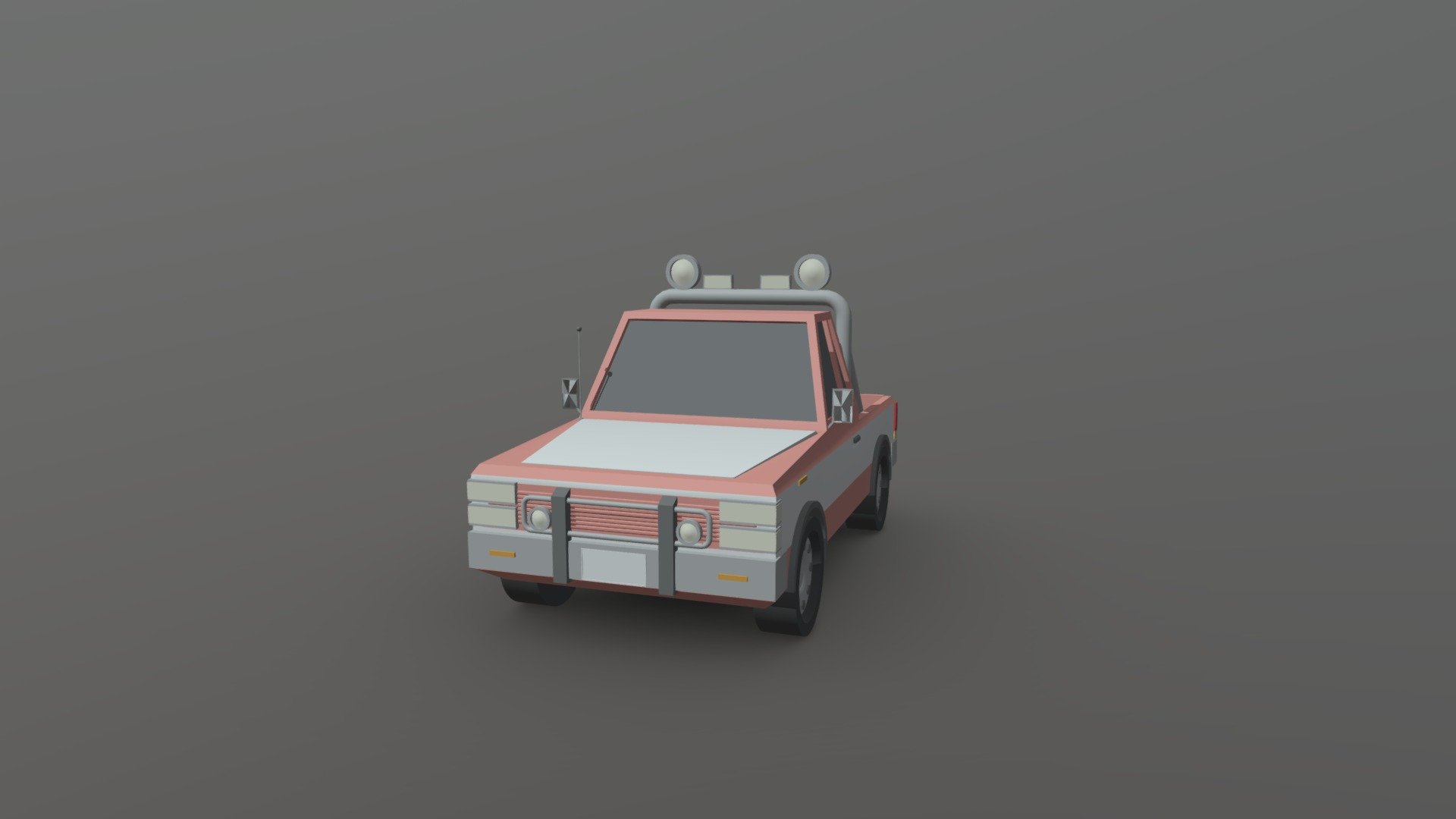 Pickup low poly