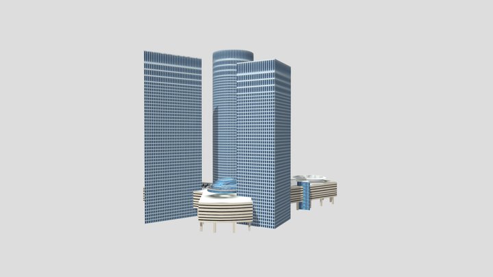 Azrieli Center - Tel Aviv 3D Model
