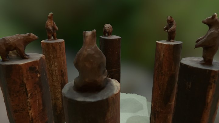 Bears at The Broad 3D Model