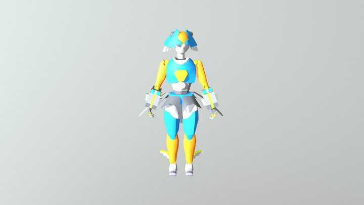 Female Toy: Idle 3D Model