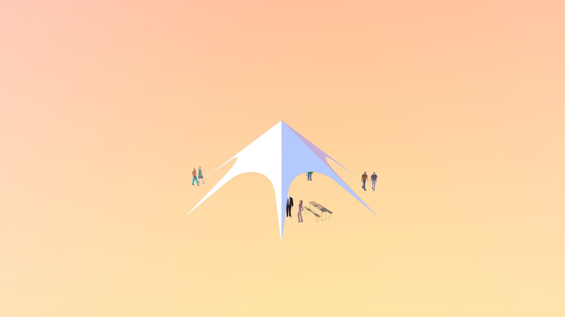 Starshade Tent 17m — Sketchfab embed 3D viewer