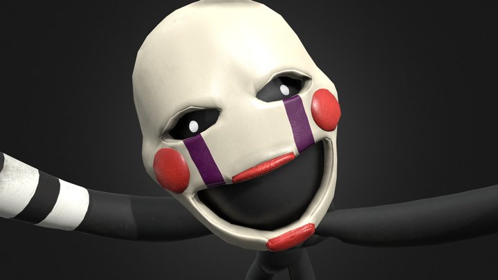 FNaF HW Marionette ReTexture & Remesh – Modèle 3D gratuit STL