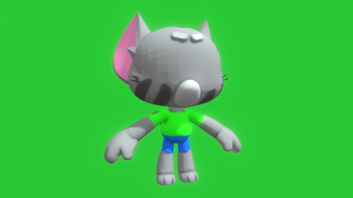 Tom The Kit (Kit Skin Concept) 3D Model