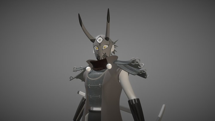 Samurai 3D Model