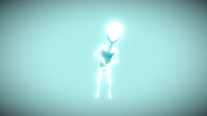 Green-alien 3D Model