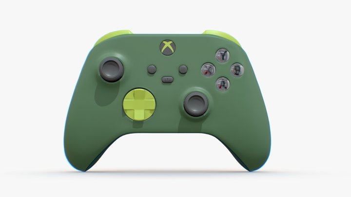Xbox Controller Remix Special Edition 3D Model