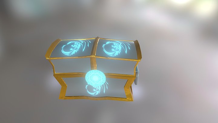 magic treasure chest 3D Model