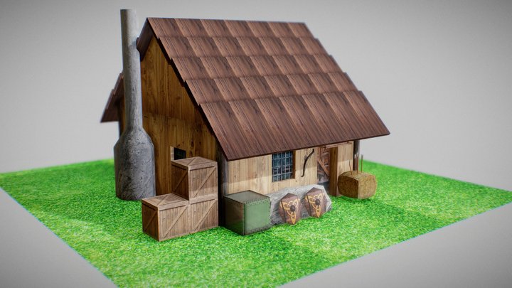 weapon shop 3D Model